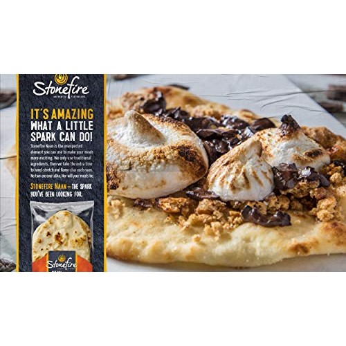 Stonefire Naan Fresh Authentic Flatbreads, 3 Pack Origional,