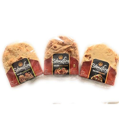 Stonefire Naan Fresh Authentic Flatbreads, 3 Pack Origional,