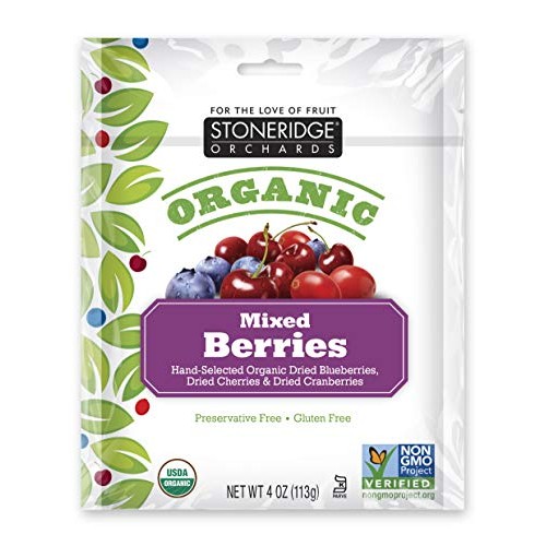 Stoneridge Orchards Organic Berry Mix 4 Oz 6 Pack - Whole Drie