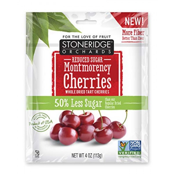 Stoneridge Orchards Reduced Sugar Montmorency Cherries 4 oz 6 P...