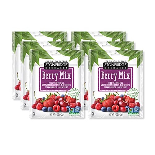 Stoneridge Orchards Whole Dried Berry Mix 5 Oz 6 Pack - Cranbe