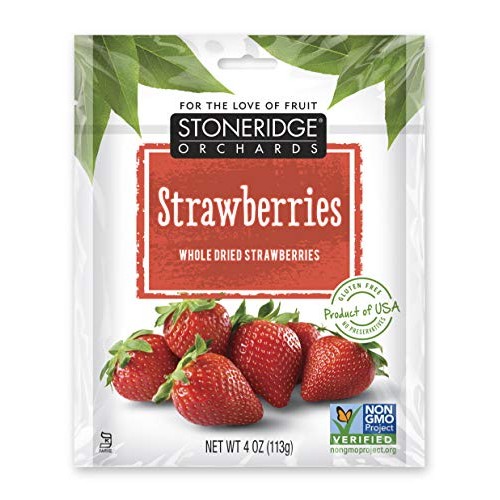 Stoneridge Orchards Whole Dried Strawberries 4 Oz