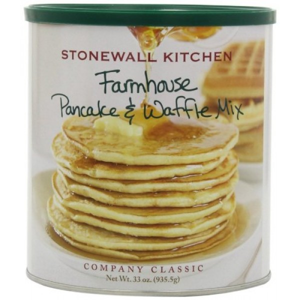 Stonewall Kitchen Farmhouse Pancake and Waffle Mix, 33-Ounce Can
