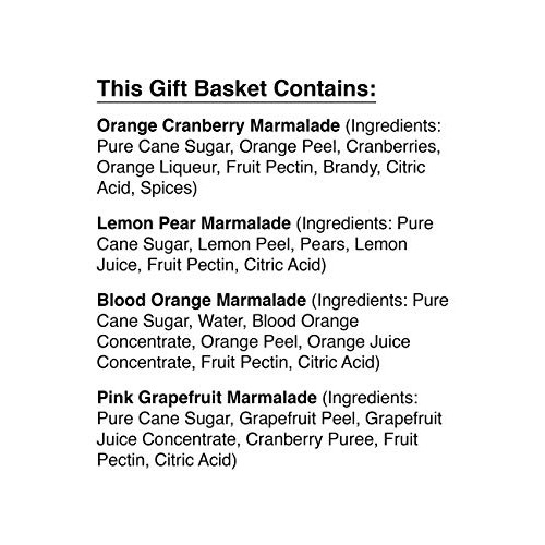 Stonewall Kitchen 4 Piece Marmalade Collection