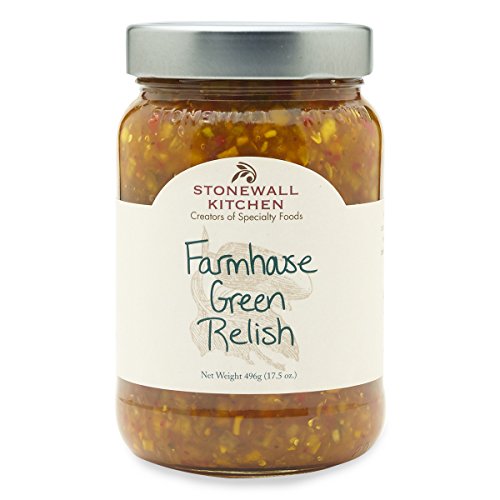 Stonewall Kitchen Farmhouse Green Relish, 17.5 Ounces