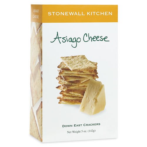 Stonewall Kitchen Asiago Cheese Crackers, 5 Ounces