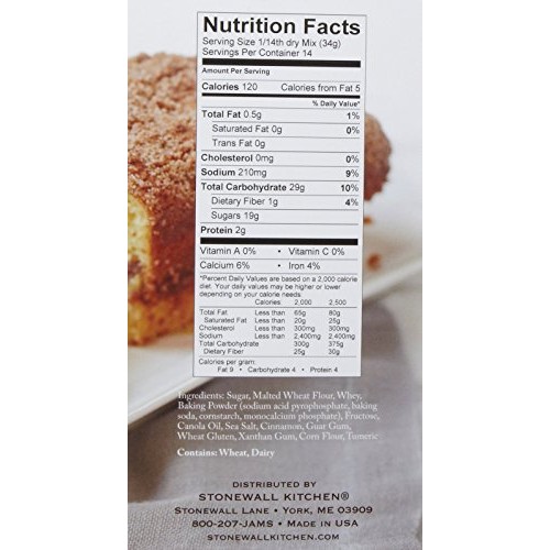 Stonewall Kitchen Cinnamon Swirl Quick Bread Mix, 17 Oz