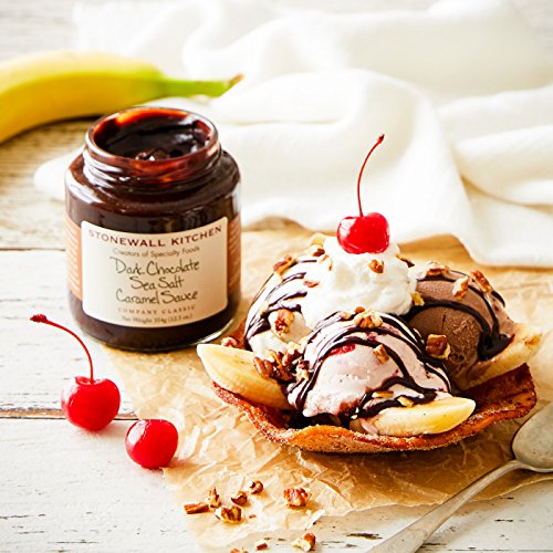 Stonewall Kitchen Dark Chocolate Sea Salt Caramel Sauce, 12.5 Ou