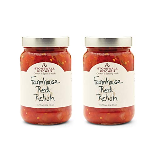 Stonewall Kitchen Farmhouse Red Relish, 16 Ounces Pack Of 2
