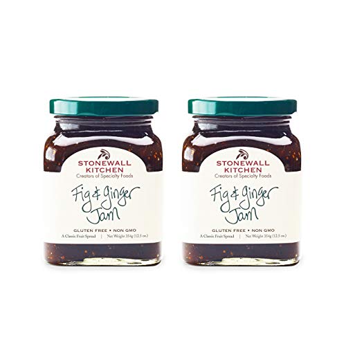 Stonewall Kitchen Fig And Ginger Jam, 12.5 Ounce Pack Of 2