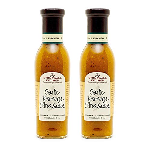 Stonewall Kitchen Garlic Rosemary Citrus Sauce, 11 Ounces Pack