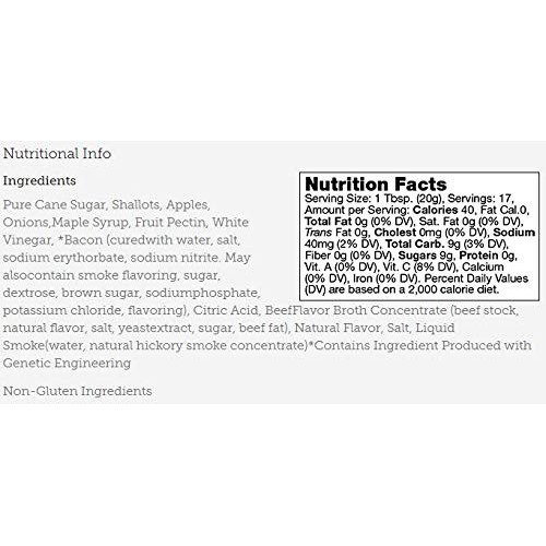 Stonewall Kitchen Maple Bacon Onion Jam, 11.75 Oz