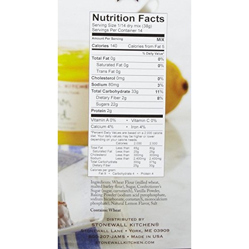 Stonewall Kitchen Mix Glaze Lemon Pound Ck