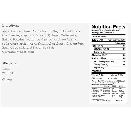 Stonewall Kitchen Orange Cranberry Scone With Orange Glaze, 12.9