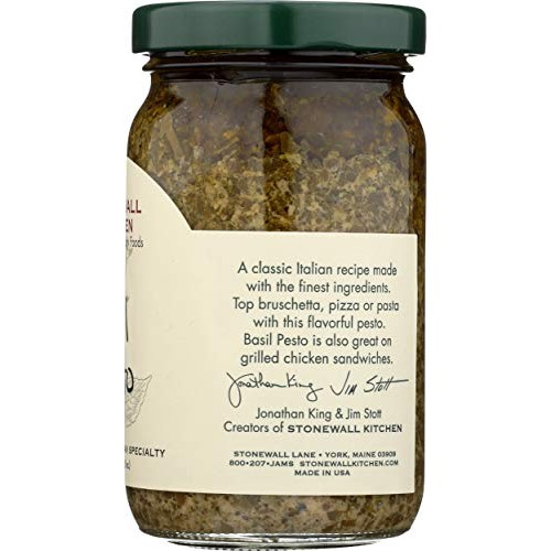 Stonewall Kitchen Pesto, Basil, 8 Ounce