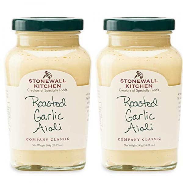 Stonewall Kitchen Roasted Garlic Aioli, 10.25 Ounce Pack of 2