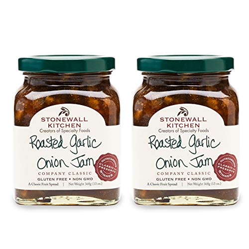 Stonewall Kitchen Roasted Garlic Onion Jam, 13 Ounces Pack Of 2