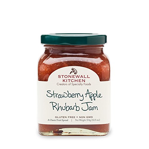 Stonewall Kitchen Strawberry Apple Rhubarb Jam, 12.5 Ounces