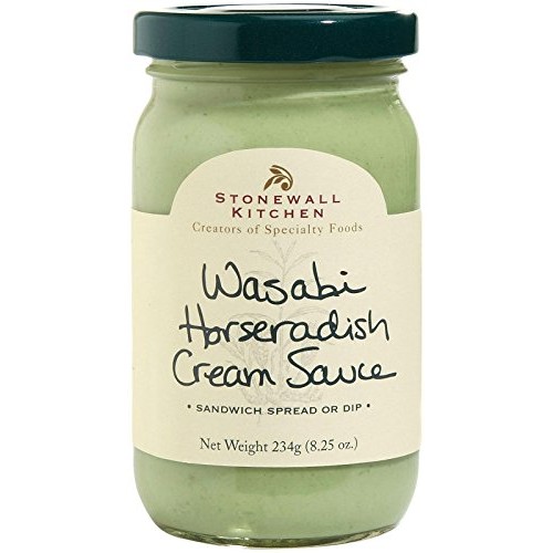 Stonewall Kitchen Wasabi Horseradish Cream Sauce, 8.25 Ounce
