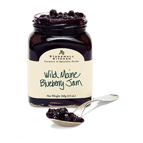 Stonewall Kitchen Wild Maine Blueberry Jam, 12.5-Ounce Jars Pac