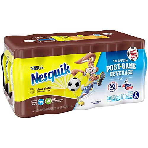 Nesquik Chocolate Low Fat Milk 8 Oz. Bottles, 15 Pk. A1