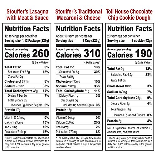 Nestle Macaroni And Cheese Stouffers Lasagna With Meat Sauce -To