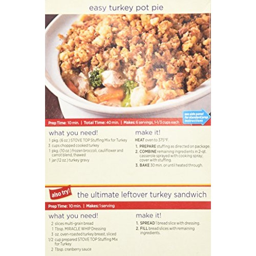 Stove Top Stuffing Mix For Turkey 6 Oz