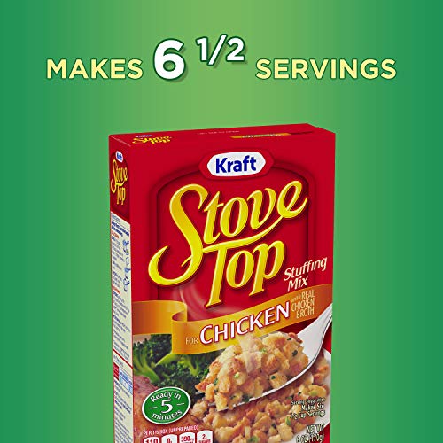 Stove Top Chicken Stuffing Mix 6 Oz Boxes, Pack Of 12