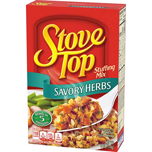Stove Top Stuffing Mix, Savory Herb, 6 Ounce Pack Of 12