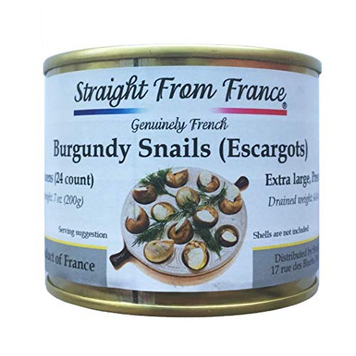 Straight From France French Helix Pomatia Wild Burgundy Canned E