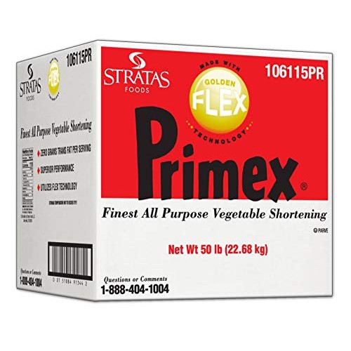 Primex Golden Flex All Purpose Vegetable Shortening, 50 Pound --