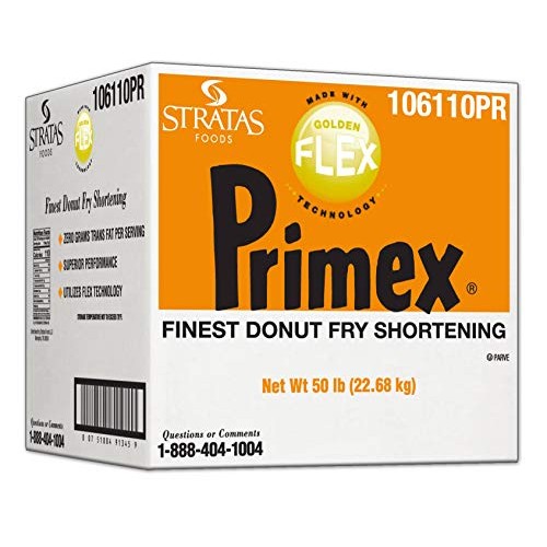 Primex Golden Flex Donut Fry Shortening, 50 Pound -- 1 Each.