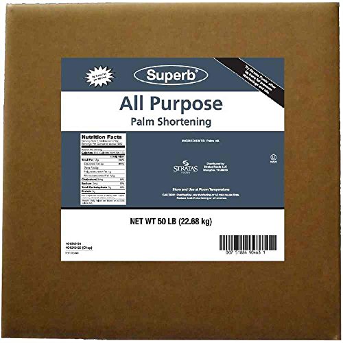 Stratas Foods Superb All Purpose Palm Shortening, 50 Pound -- 1