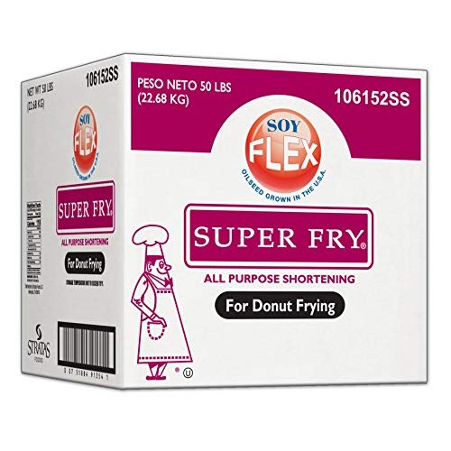 Super Fry Soy Flex Donut Fry Shortening, 50 Pound -- 1 Each.