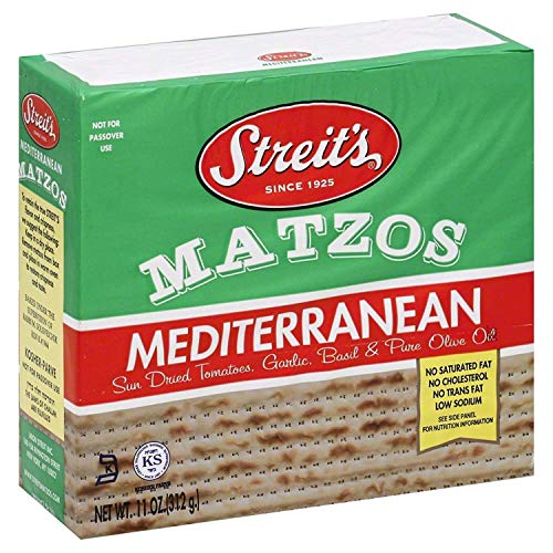 Streits Matzos Mediterranean, Unleavened Bread, Matzo Crackers,