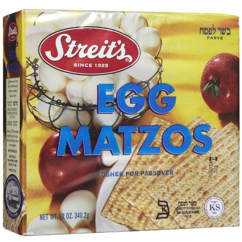 Streits Egg Matzo Kosher For Passover 12 Oz. Single