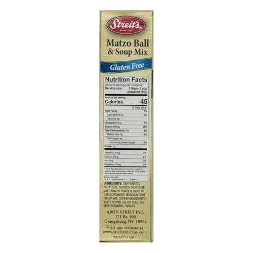 Streit's Gluten Free Matzo Ball & Soup Mix - Kosher Certified, S...
