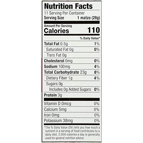 Streits, Lightly Salted Matzo, 11Oz 3 Pack