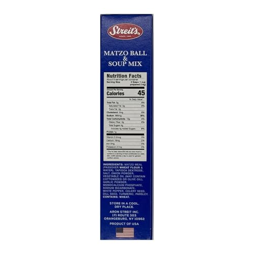 Streit's Matzo Ball & Soup Mix - Kosher Certified, Suitable for ...