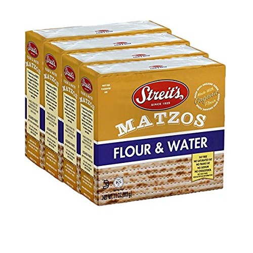 Streits Matzo Flour &Amp; Water, Unleavened Bread, Matzo Crackers, 1