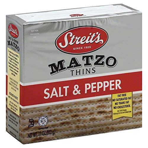 Streits Matzo Salt &Amp; Pepper Thins, Matzo Crackers, Unleavened Br