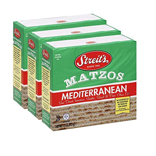 Streits Matzos Mediterranean, Unleavened Bread, Matzo Crackers,