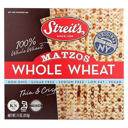 Streits, Whole Wheat Matzo, 11 Oz