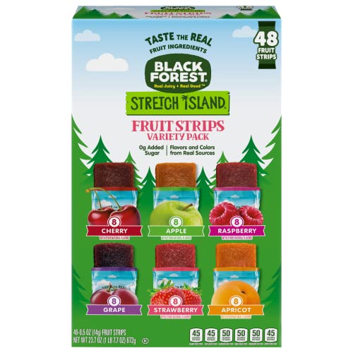Black Forest Stretch Island Fruit Strips, Variety Pack Cherry, ...