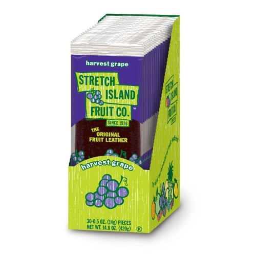 Stretch Island Harvest Grape Fruit Leather, 0.5 Ounces Pack Of 30