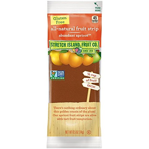 Stretch Island Apricot Original Fruit Leather Snacks – Vegan | G