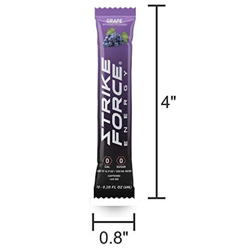 Strike Force Energy Drink Mix - Healthy Water Enhancer + Caffein