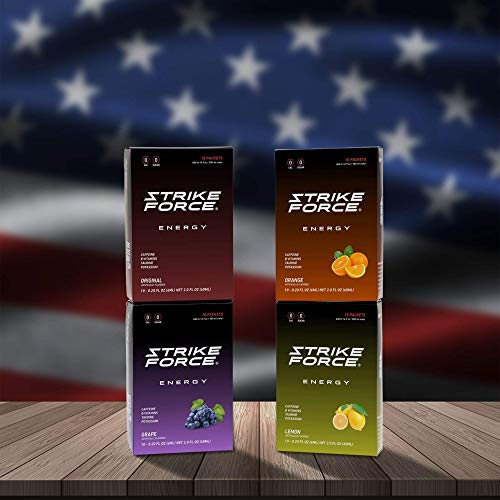 Strike Force Energy Drink Mix - Healthy Water Enhancer + Caffein