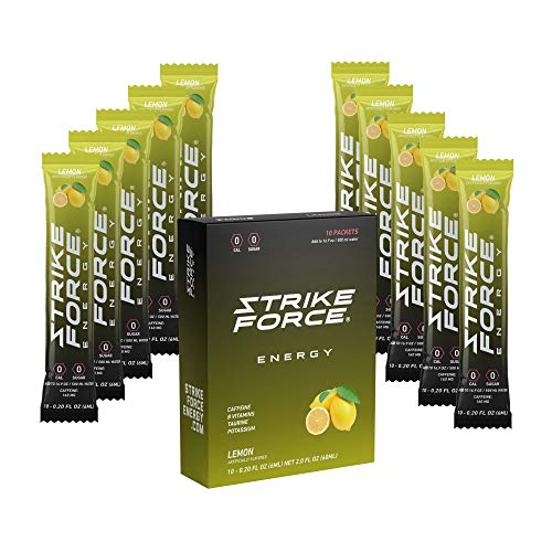 Strike Force Energy Drink Mix - Healthy Water Enhancer + Caffein