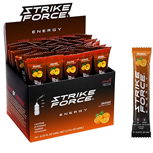 Strike Force Energy Drink Mix - Healthy Water Enhancer + Caffein